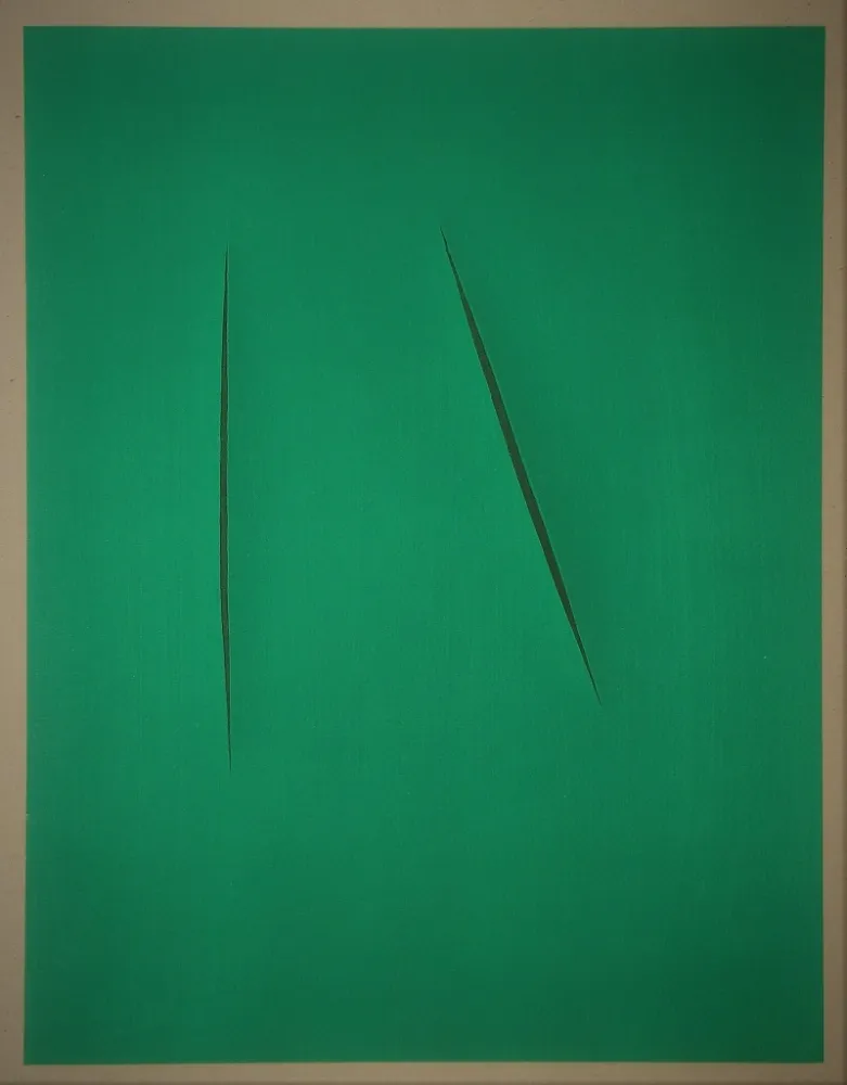 ステンシル Fontana - Concetto Spaziale