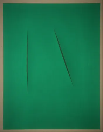 ステンシル Fontana - Concetto Spaziale