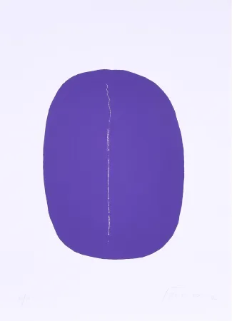 シルクスクリーン Fontana - Concetto Spaziale S-2 