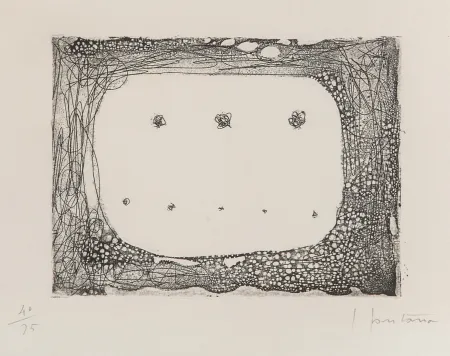 エッチングと　アクチアント Fontana - L’épée dans l’eau