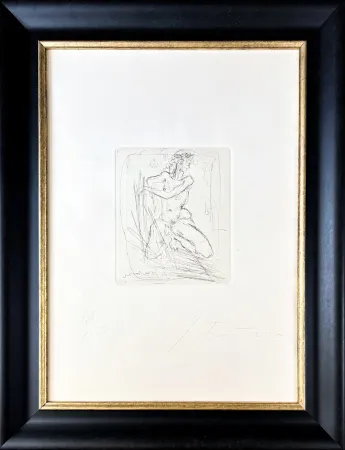 彫版 Fontana - Lucio Fontana (1899-1968) - Nudo – Etching on paper – 1964