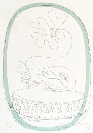 リトグラフ Fontana - Lucio Fontana (1899–1968) - Untitled - Color lithograph on paper - 1959-1960