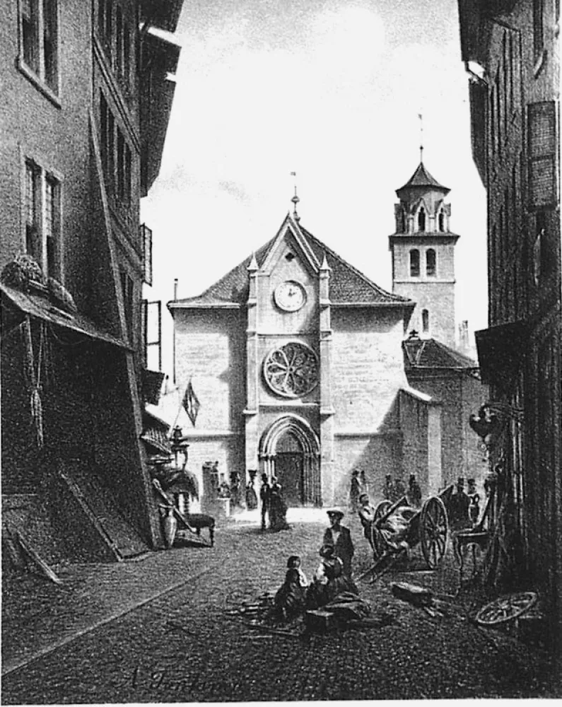 リトグラフ Fontanesi - La Madeleine