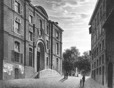 リトグラフ Fontanesi - L'Hopital