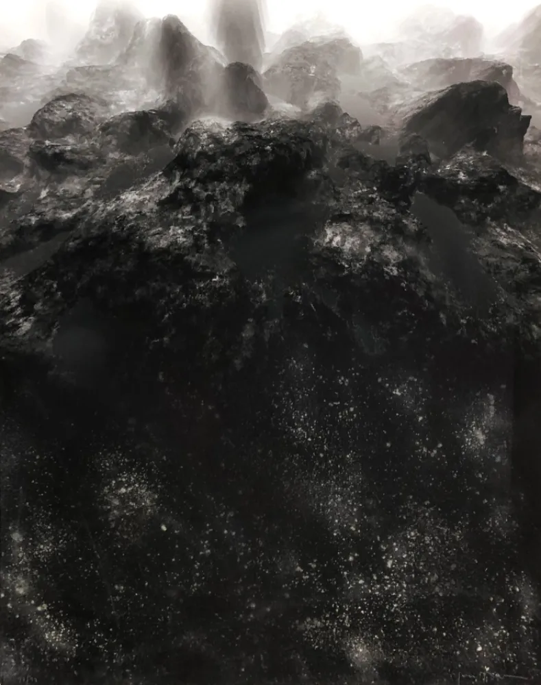 ステンシル Fontcuberta - Untitled (Orogenesis. Man Ray – Marcel Duchamp)