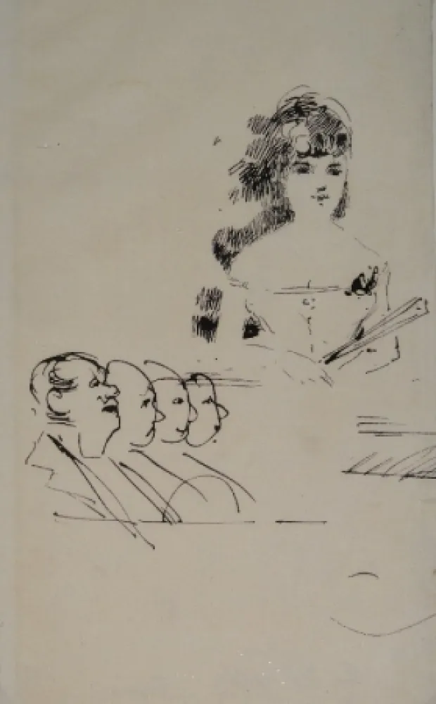 技術的なありません Forain - Chanteuse en scène