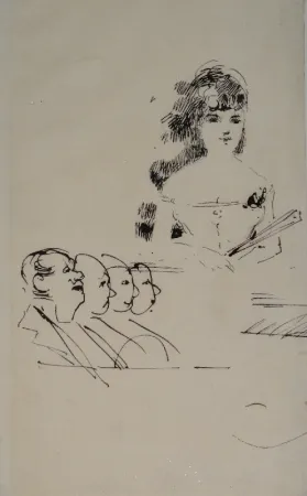 技術的なありません Forain - Chanteuse en scène