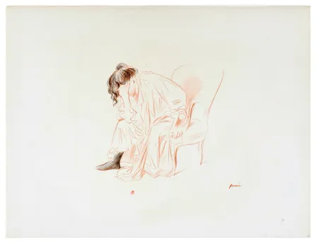 リトグラフ Forain - Etude