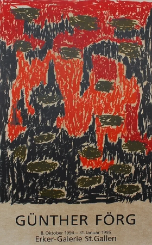 リトグラフ Forg - Untitled (Exhibition poster)