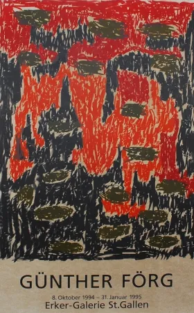 リトグラフ Forg - Untitled (Exhibition poster)