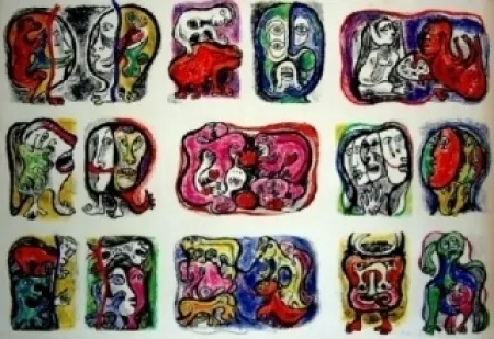 リトグラフ Forner - Sans titre