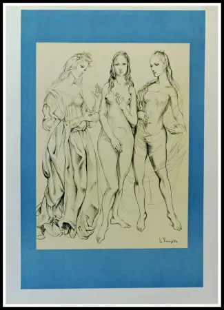 リトグラフ Foujita - LES PEINTRES TEMOINS DE LEUR TEMPS LA JEUNESSE - 