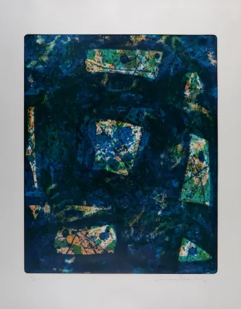 リトグラフ Francis - Composition abstraite, 1975 - Hand-signed