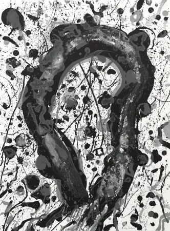 リトグラフ Francis - Poème dans le ciel