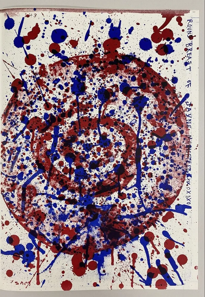 リトグラフ Francis - Round Breast of Jayne Mansfield