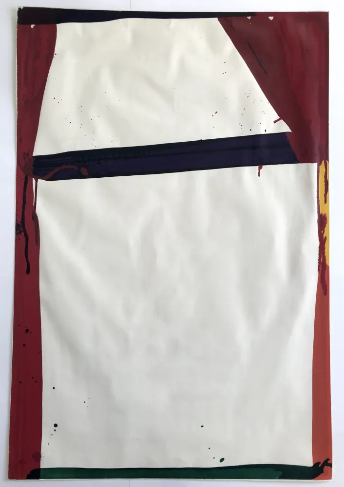 シルクスクリーン Francis - Sans titre (Lembark 243)