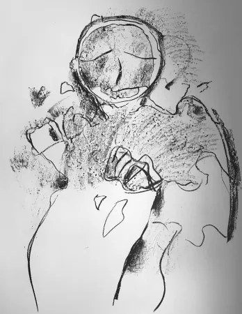 リトグラフ Francis - Self Portrait