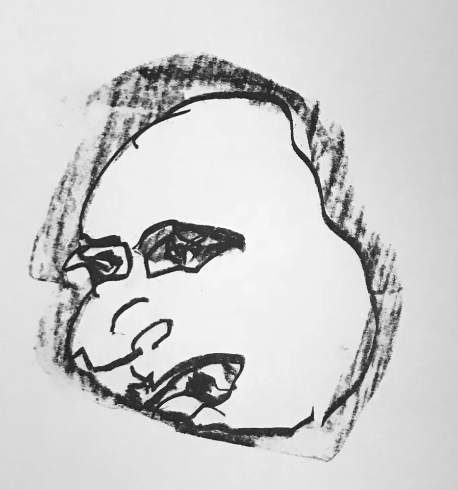 リトグラフ Francis - Self Portrait