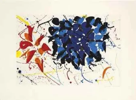 エッチングと　アクチアント Francis - Untitled Blue