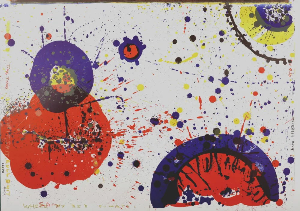 リトグラフ Francis - Where my red Tomato, 1964