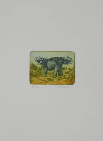 エッチングと　アクチアント Franke - Elefanten