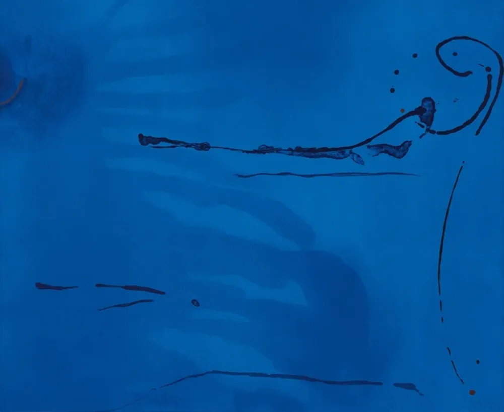 リトグラフ Frankenthaler - Blue Current