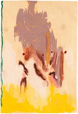 木版 Frankenthaler - Geisha