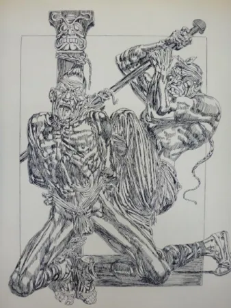 彫版 Freida - Eaux-fortes pour Le jardin des supplices