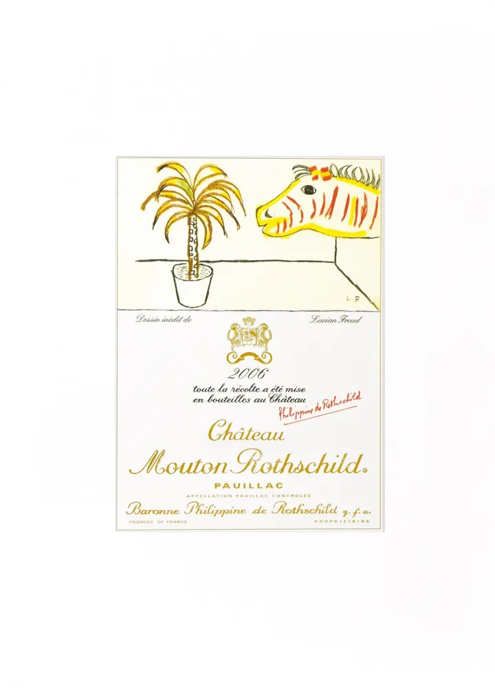 リトグラフ Freud - Dessin inedite de Lucian Freud 