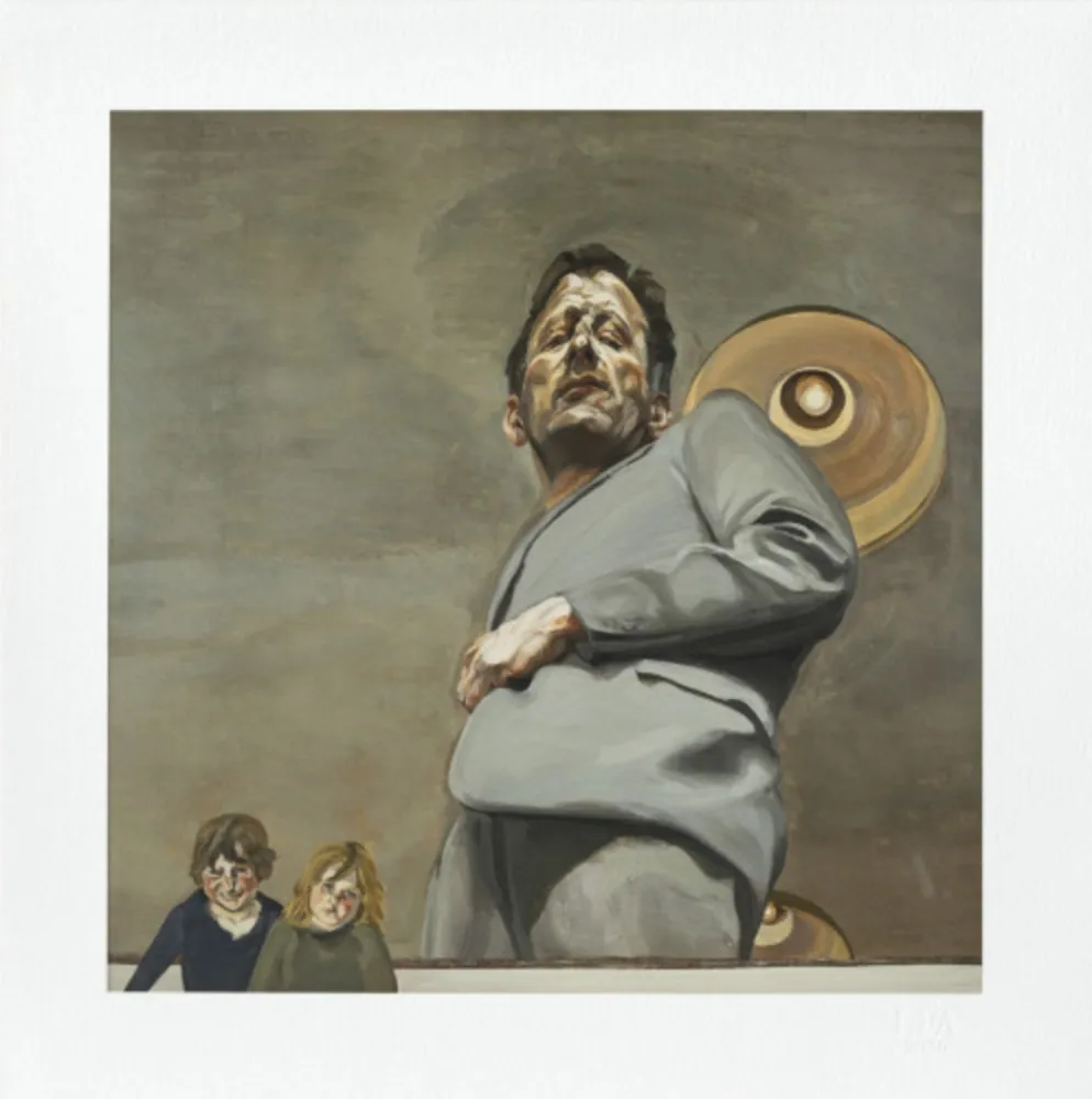 多数の Freud - Reflection With Two Children (Self-portrait)