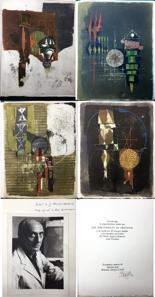 挿絵入り本 Friedlaender - Arthur Rimbaud. LES ILLUMINATIONS. Les Bibliophiles de Provence 1979