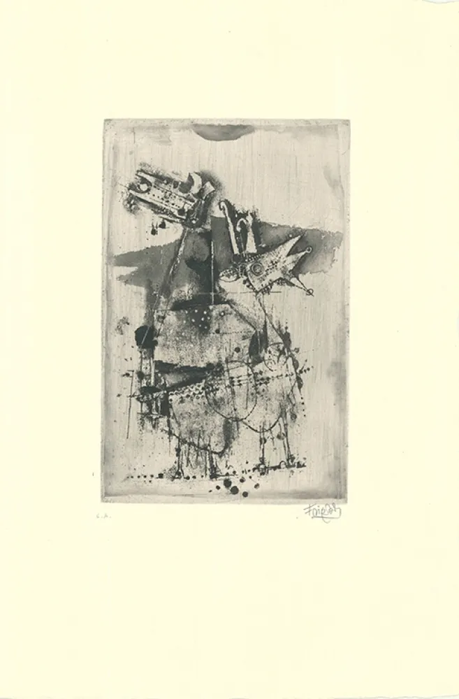 エッチングと　アクチアント Friedlaender - Chèvres