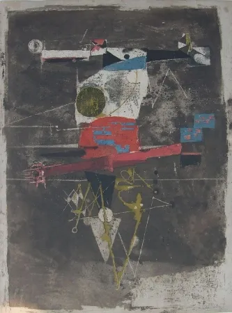 エッチング Friedlaender - L'Oiseau rouge