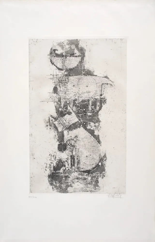 エッチング Friedlaender - Petit Bestiaire - Chèvre