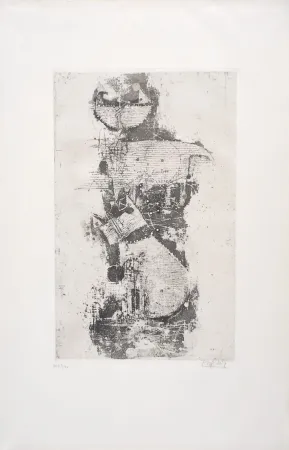 エッチング Friedlaender - Petit Bestiaire - Chèvre