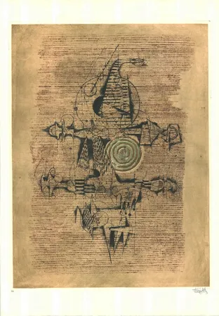 エッチングと　アクチアント Friedlaender - Sur les nuages