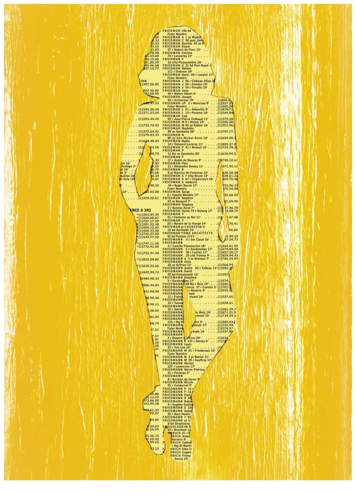 シルクスクリーン Friedmann - Nu (Collection Naked)