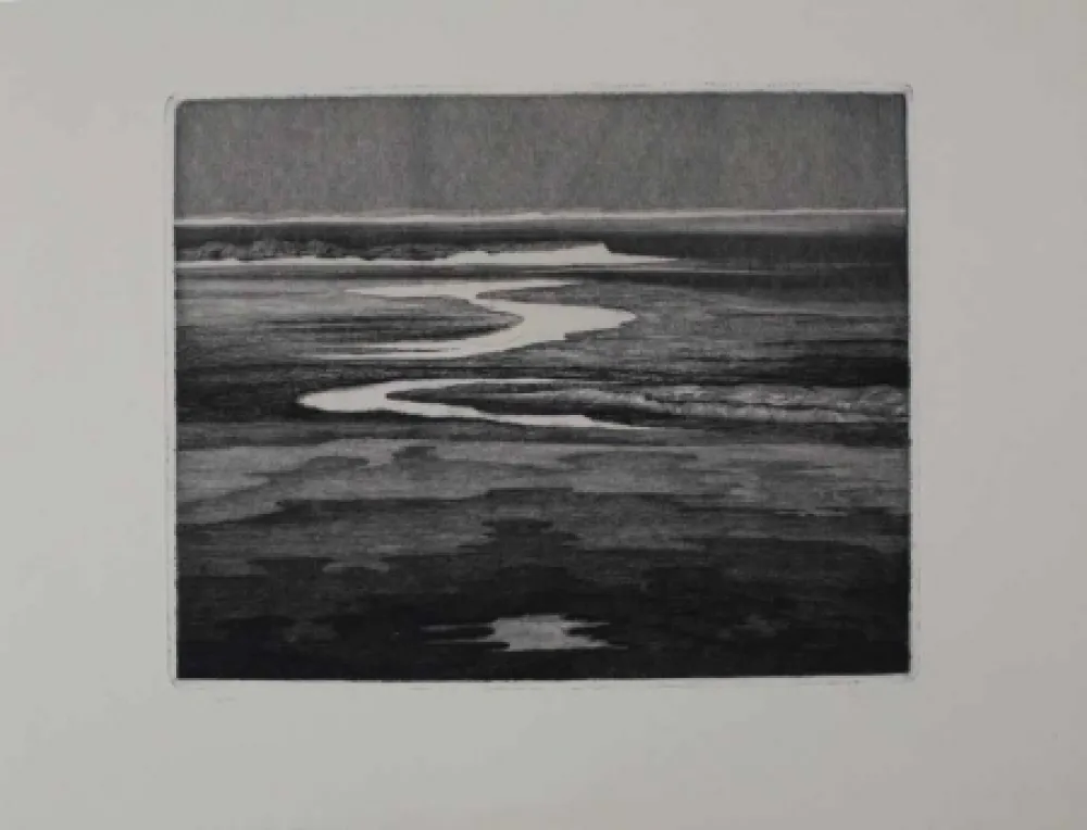 彫版 Friedrich - Das Watt / The Wadden