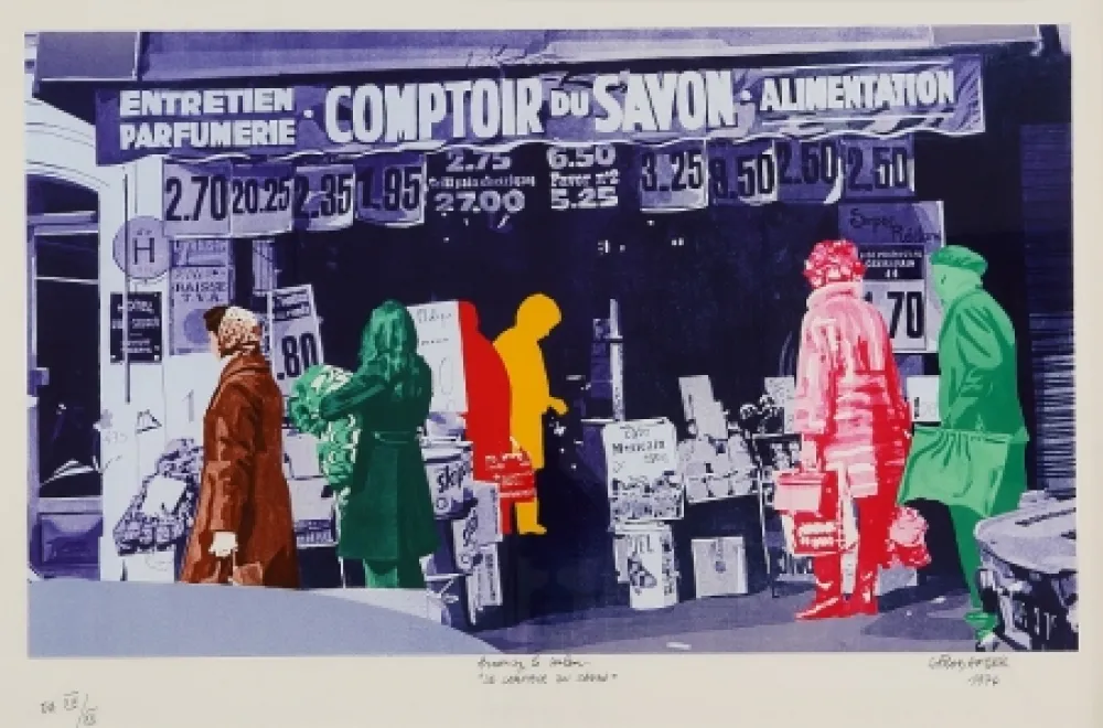 シルクスクリーン Fromanger - Le Comptoir du Savon 