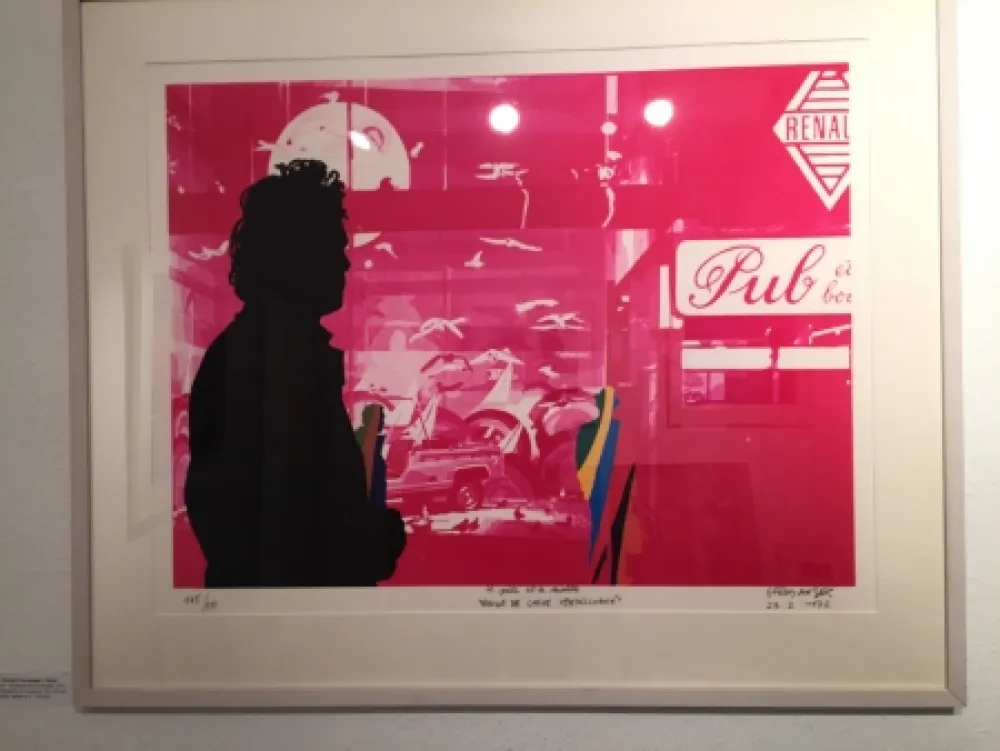 シルクスクリーン Fromanger - Série: Le peintre et le modèle 