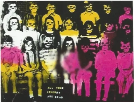 シルクスクリーン Frost - All your friends are dead