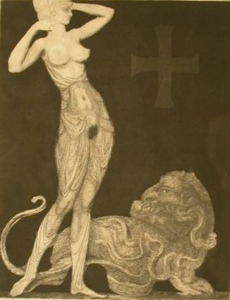 エッチング Fuchs - Genie und Tier 