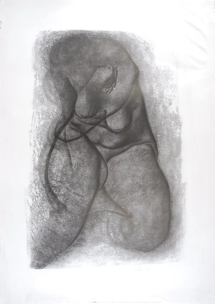 リトグラフ Fulla - Nu de Dame assise II