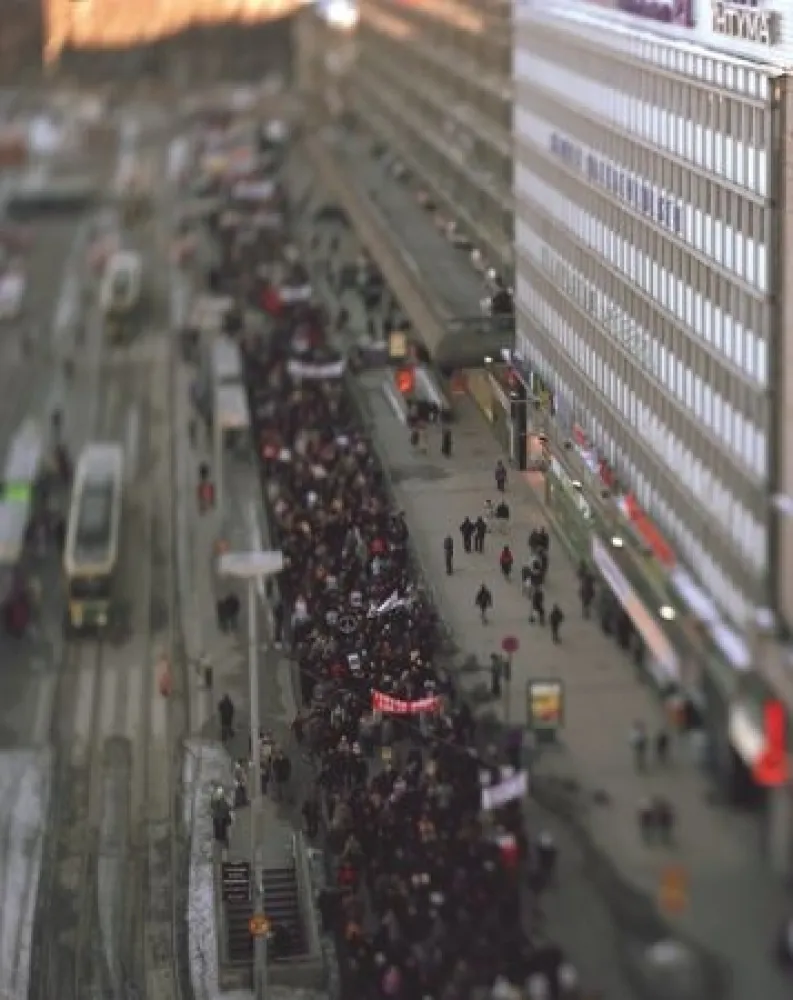 シルクスクリーン Gaal - Demonstration Day