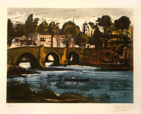 エッチング Gal - En el Río se Mira la Montaña