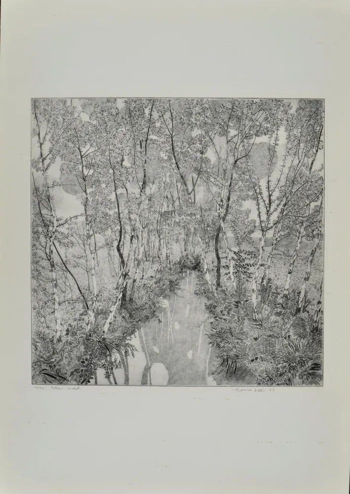 エッチング Galli - Alberi malati