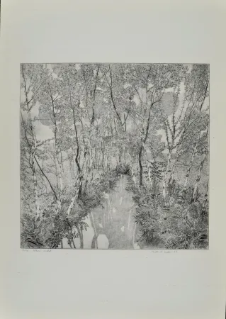 エッチング Galli - Alberi malati