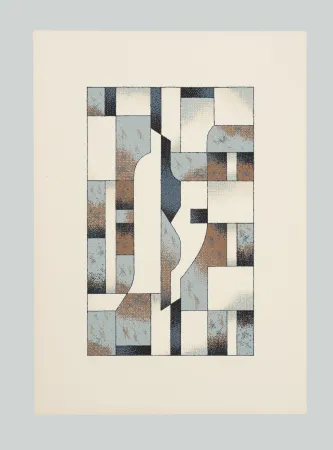 シルクスクリーン Galli - Composizione (Tav. A)