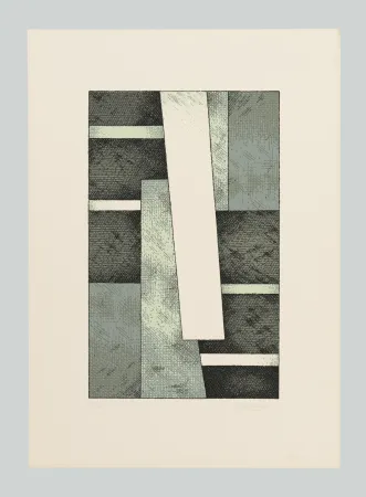 シルクスクリーン Galli - Composizione (Tav. E)