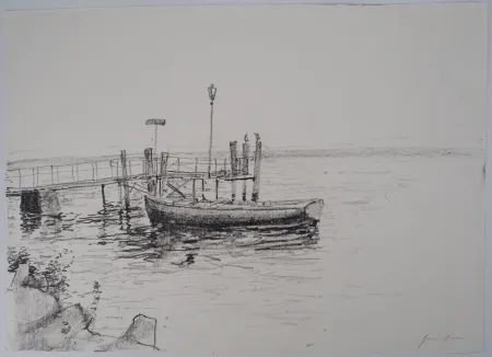 技術的なありません Gantner - Bretagne : Barque au ponton